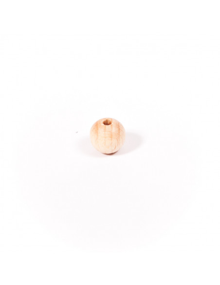 Houten kraal 1 cm