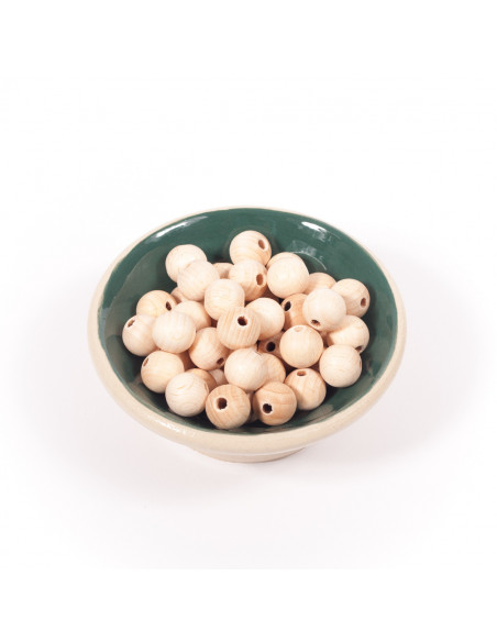 Houten kraal 1,5 cm