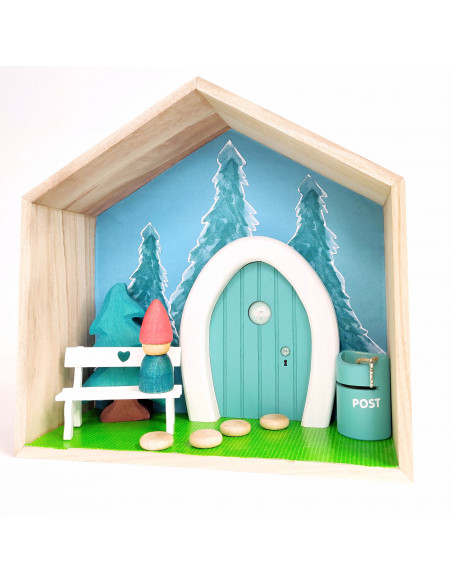 Wandplank huisjes Wandplank huisjes