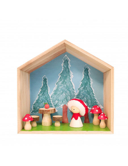Wandplank huisjes Wandplank huisjes