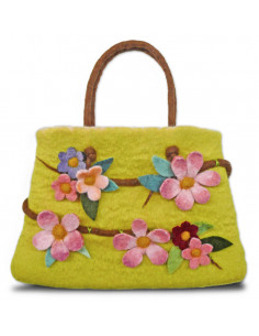 Viltpakket bloemen handtas