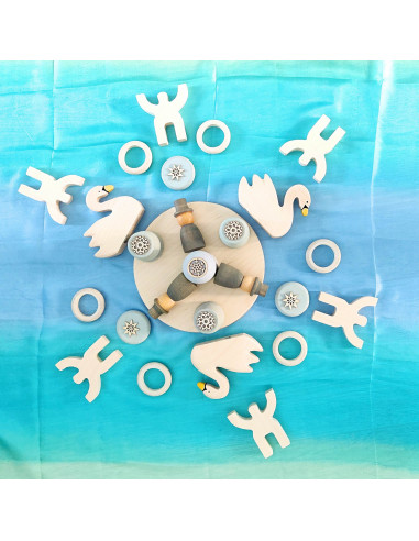 Sarah's Silks speeldoek zee