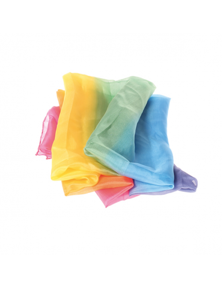 Sarah's Silks speeldoek regenboog