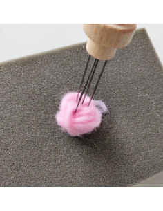 Viltnaald houder 4 naalden 2