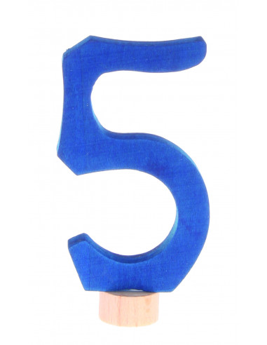 Cijfer 5 verjaardagring antroposofisch
