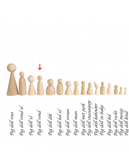 Peg doll rond Peg doll rond