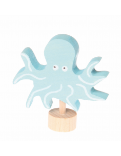 Octopus steker voor verjaardagsring