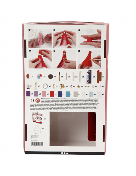 Knutsel kerststal compleet