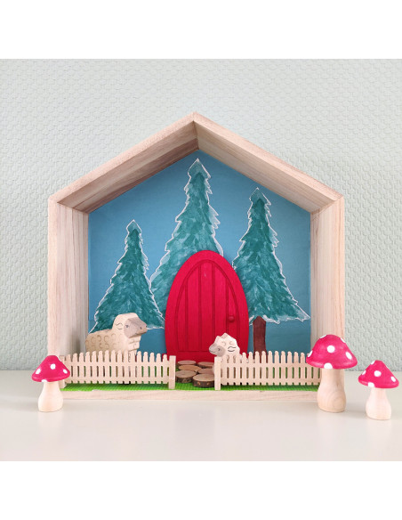 Knutsel paddenstoelen