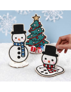 Inkleur kerstboom hout 2