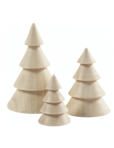 Knutsel kerstboompjes groot