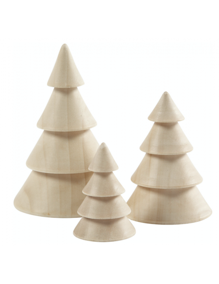 Knutsel kerstboompjes groot