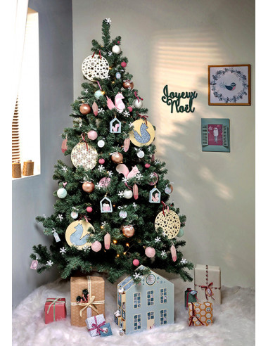 Kerstballen met sterren