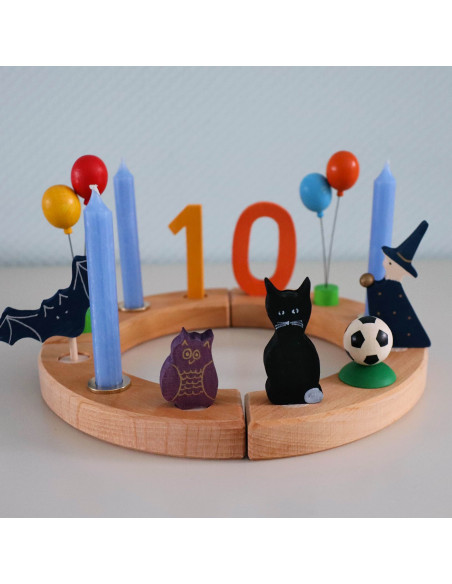 Uil steker voor verjaardagsring