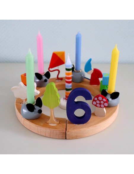 Berkenboom steker voor verjaardagsring