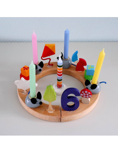 Kabouter steker voor verjaardagsring