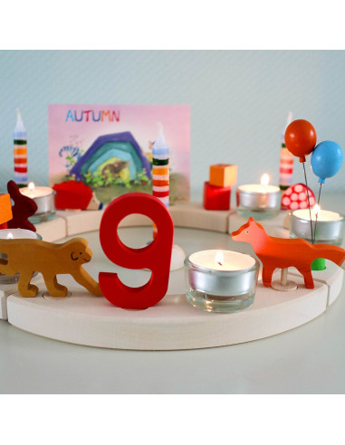 Aap steker voor verjaardagsring