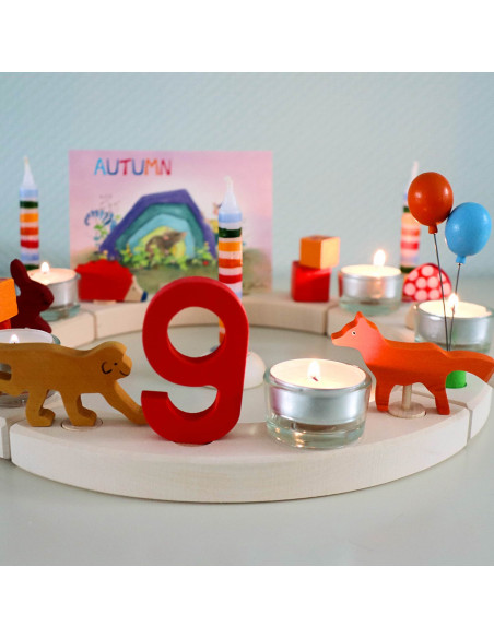 Aap steker voor verjaardagsring