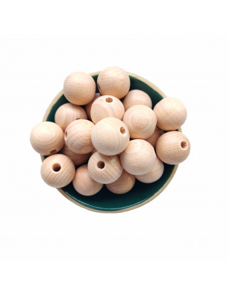 Houten kraal 2,5 cm Houten kraal 2,5 cm