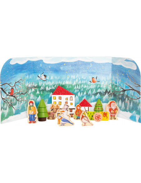 Houten speelgoed adventskalender Houten speelgoed adventskalender