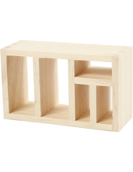 Knutsel poppenhuis boekenkast Knutsel poppenhuis boekenkast