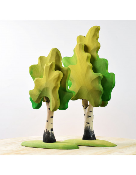 Berkenbomen set XL