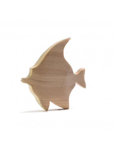 Vis blank hout Bumbu Toys