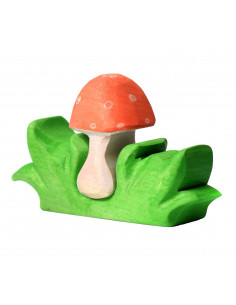 Paddenstoel met haasjes set 2