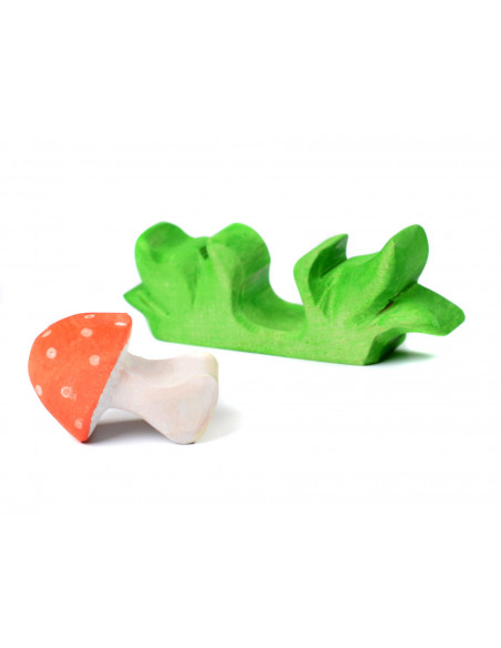 Paddenstoel met haasjes set Paddenstoel met haasjes set