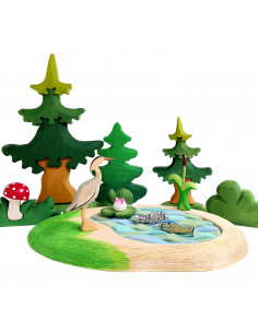 Paddenstoel in gras 2