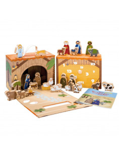 Kerststal adventskalender