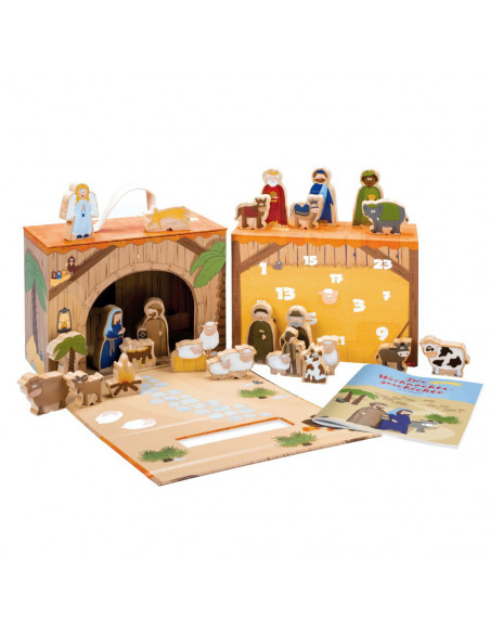 Kerststal adventskalender