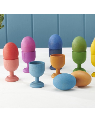 Regenboog eierdoppen