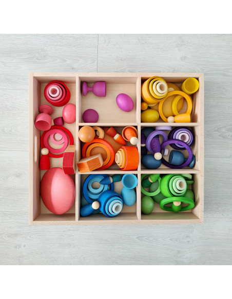 Regenboog eierdoppen