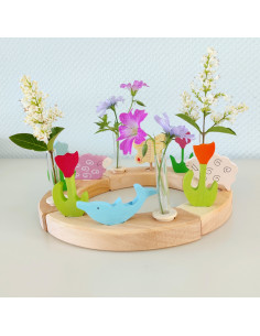 Liggend schaap steker voor verjaardagsring 2