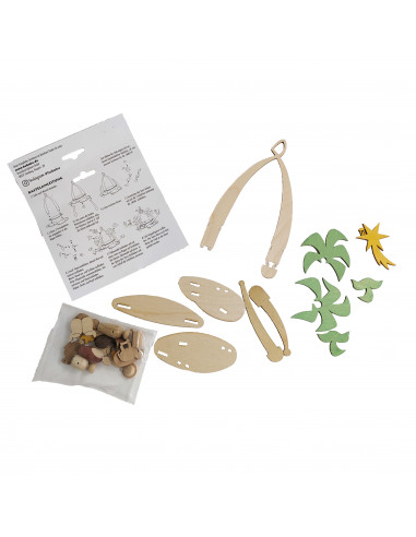 Knutsel kerststal verdiepingen