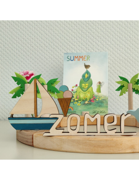 Zeilboot steker Zeilboot steker