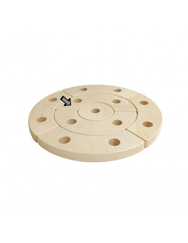 Halve cirkel steker ring