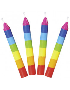 Kaarsje regenboog