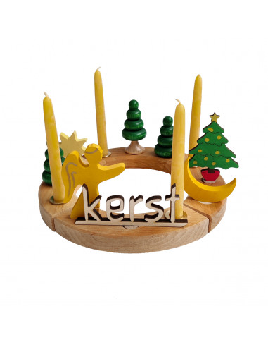 Verjaardagsring klein naturel