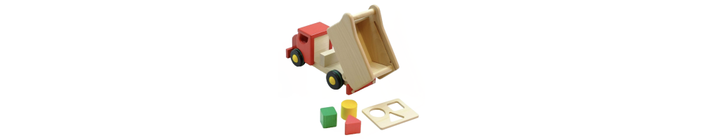 Houten puzzels en spelletjes